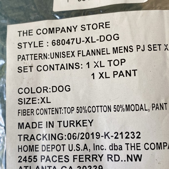 Men’s XL Flannel PJ set Dog pattern - Picture 7 of 7